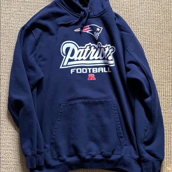 New England Patriots Hooded Sweatshirt Medium - Picture 2 of 5